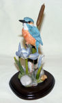 Picture of Kingfishers with Blue Iris and Bulrush